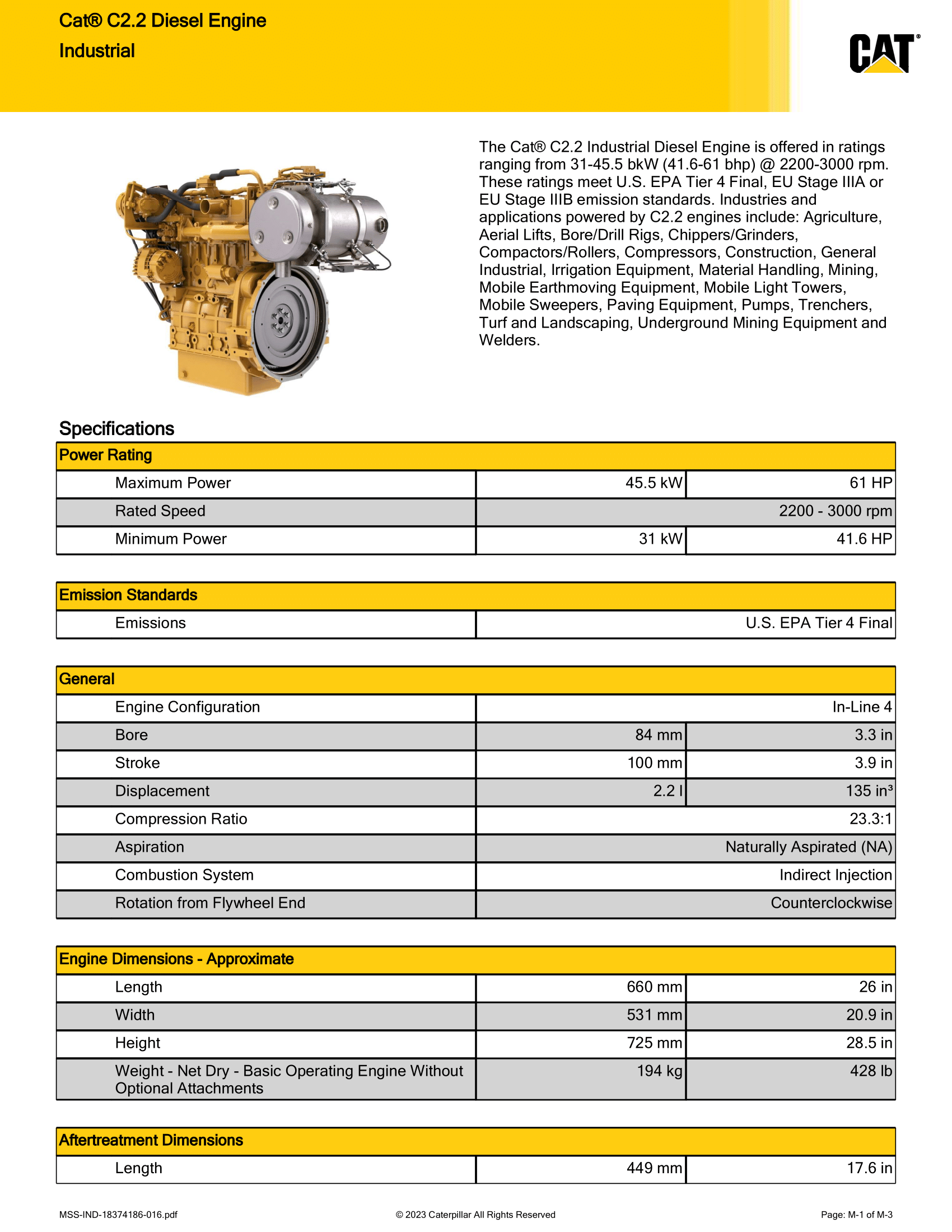 Caterpillar Engines | MacAllister Power Systems